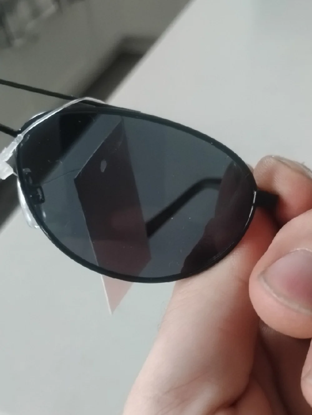 Elizabeth and James Black Slim Oval Sunglasses - Picture 7 of 12